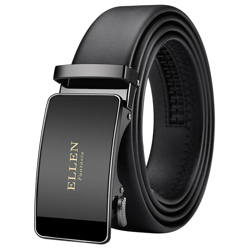 Classic Alpha Men's Leather Belt Classic Alpha Men's Leather Belt Blue Wolf Store