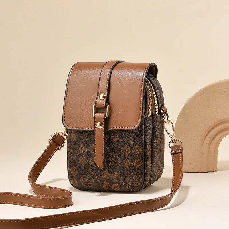 Classique Leather Crossbody Bag Classique Leather Crossbody Bag Blue Wolf Store Dark Grey