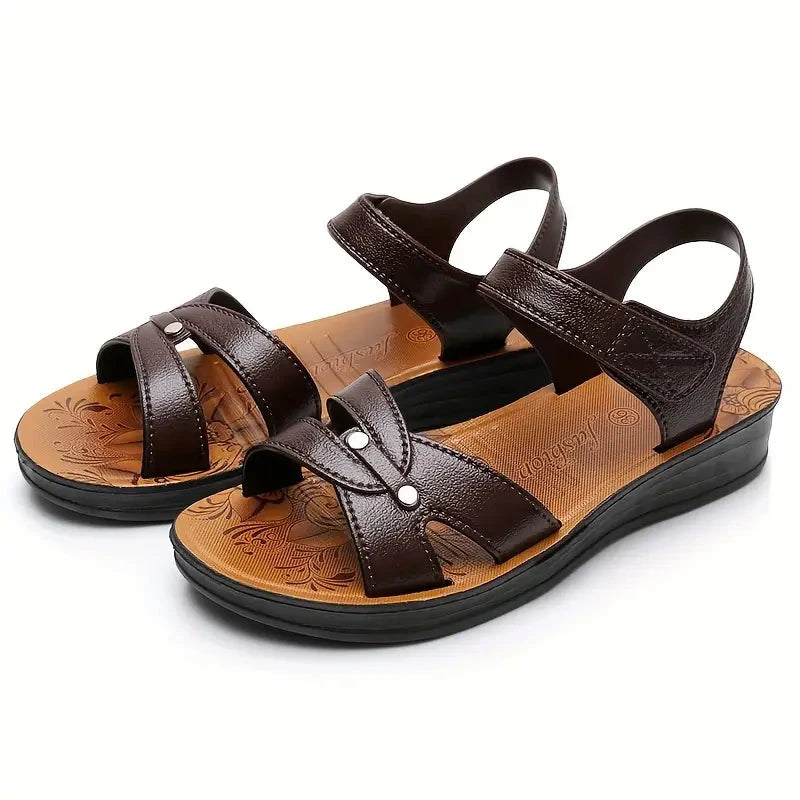 Comfort Leather Women's Sandals Comfort Leather Women's Sandals Blue Wolf Store