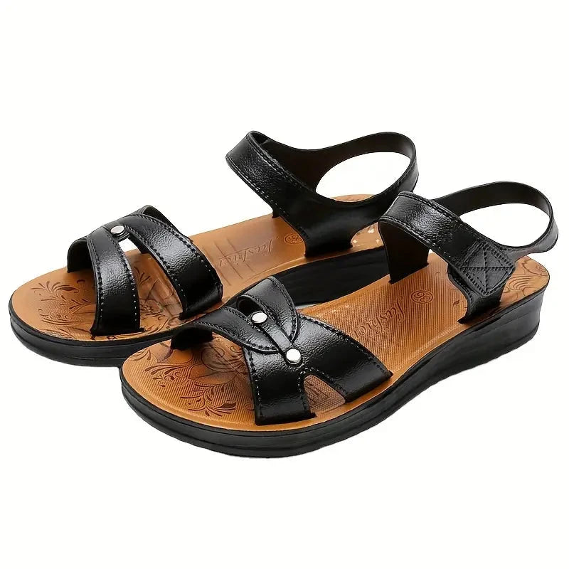 Comfort Leather Women's Sandals Comfort Leather Women's Sandals Blue Wolf Store
