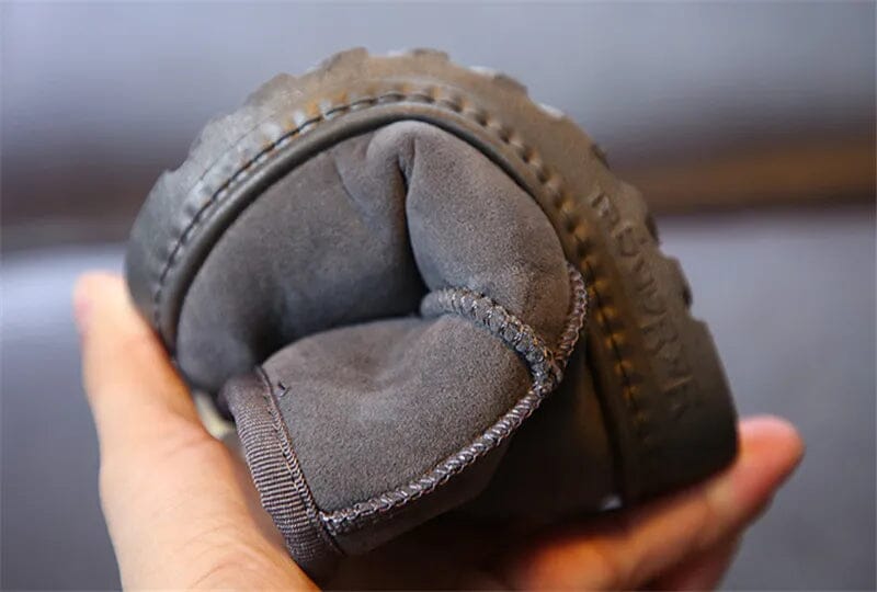 Comfortable Kids' Snow Boots with Fleece Lining Comfortable Kids' Snow Boots with Fleece Lining Blue Wolf Store