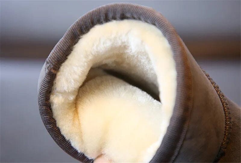 Comfortable Kids' Snow Boots with Fleece Lining Comfortable Kids' Snow Boots with Fleece Lining Blue Wolf Store