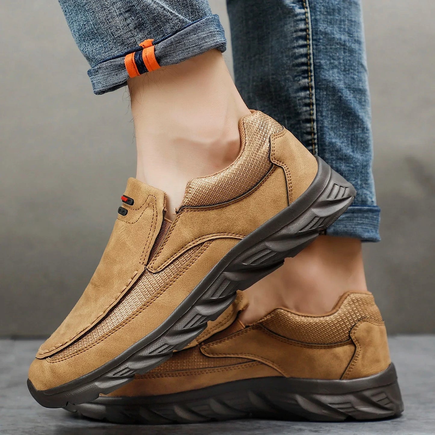 Comfortable Leather Shoes Oxfell Comfortable Leather Shoes Oxfell Blue Wolf Store