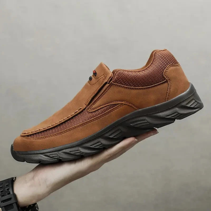 Comfortable Leather Shoes Oxfell Comfortable Leather Shoes Oxfell Blue Wolf Store