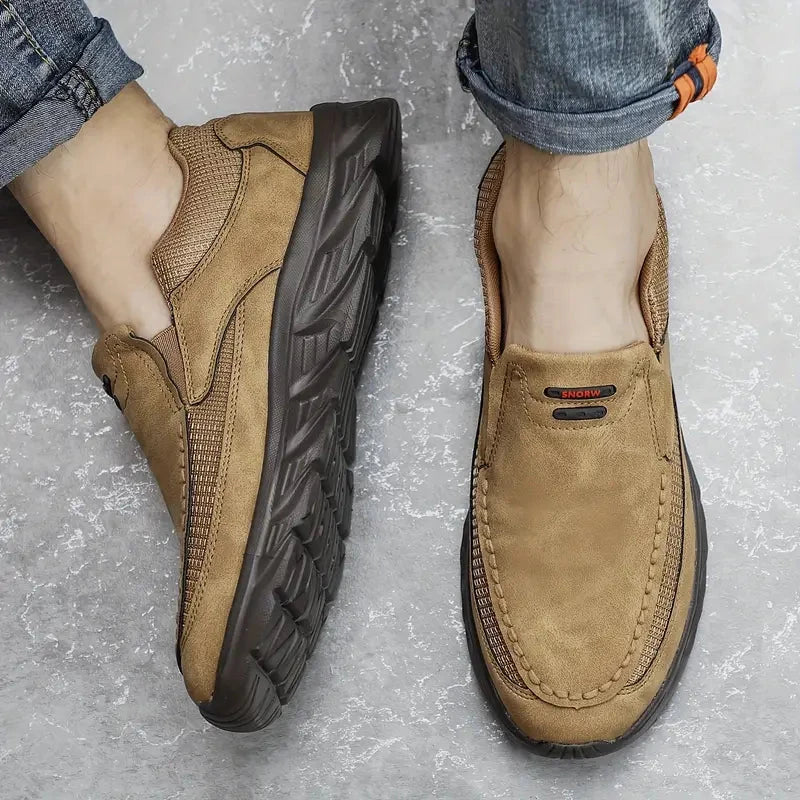 Comfortable Leather Shoes Oxfell Comfortable Leather Shoes Oxfell Blue Wolf Store