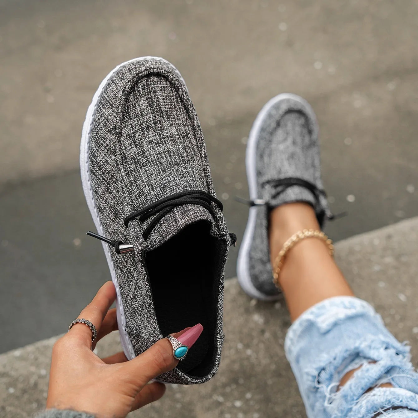 Comfortable Women's Casual Shoes Levitare Comfortable Women's Casual Shoes Levitare Blue Wolf Store
