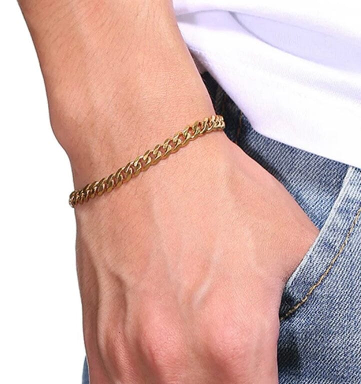 CurbX – Men’s Classic Stainless Steel Bracelet CurbX – Men’s Classic Stainless Steel Bracelet Blue Wolf Store
