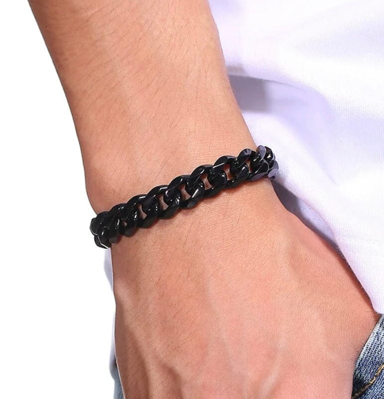 CurbX – Men’s Classic Stainless Steel Bracelet CurbX – Men’s Classic Stainless Steel Bracelet Blue Wolf Store