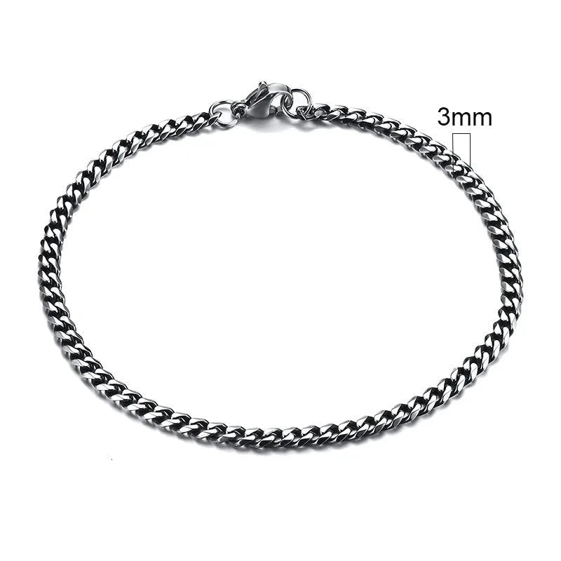 CurbX – Men’s Classic Stainless Steel Bracelet CurbX – Men’s Classic Stainless Steel Bracelet Blue Wolf Store