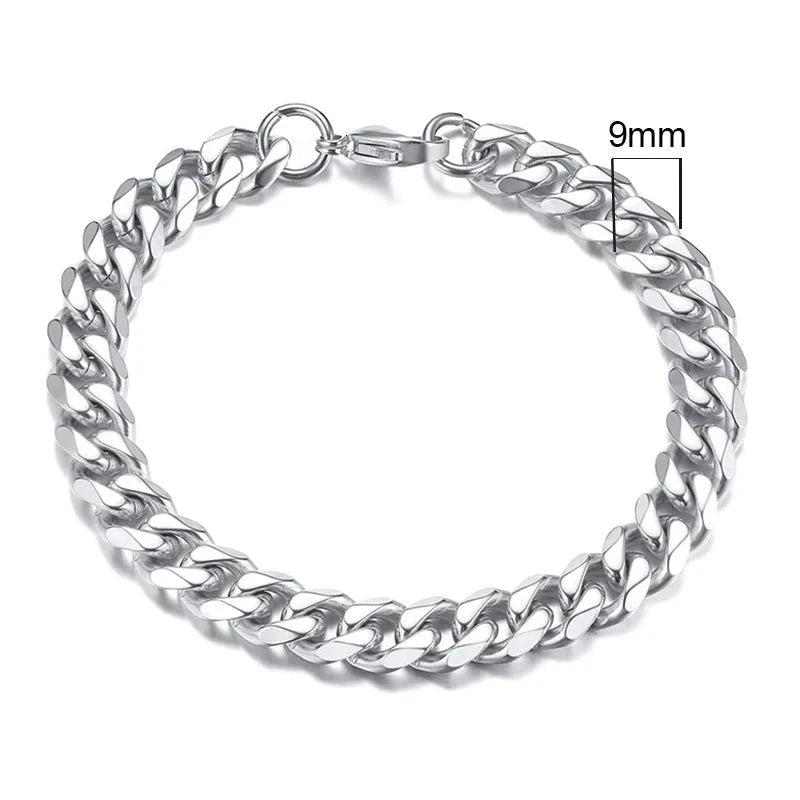 CurbX – Men’s Classic Stainless Steel Bracelet CurbX – Men’s Classic Stainless Steel Bracelet Blue Wolf Store