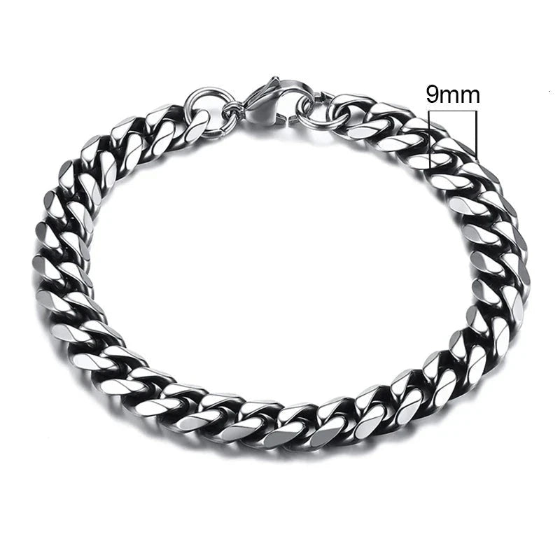 CurbX – Men’s Classic Stainless Steel Bracelet CurbX – Men’s Classic Stainless Steel Bracelet Blue Wolf Store