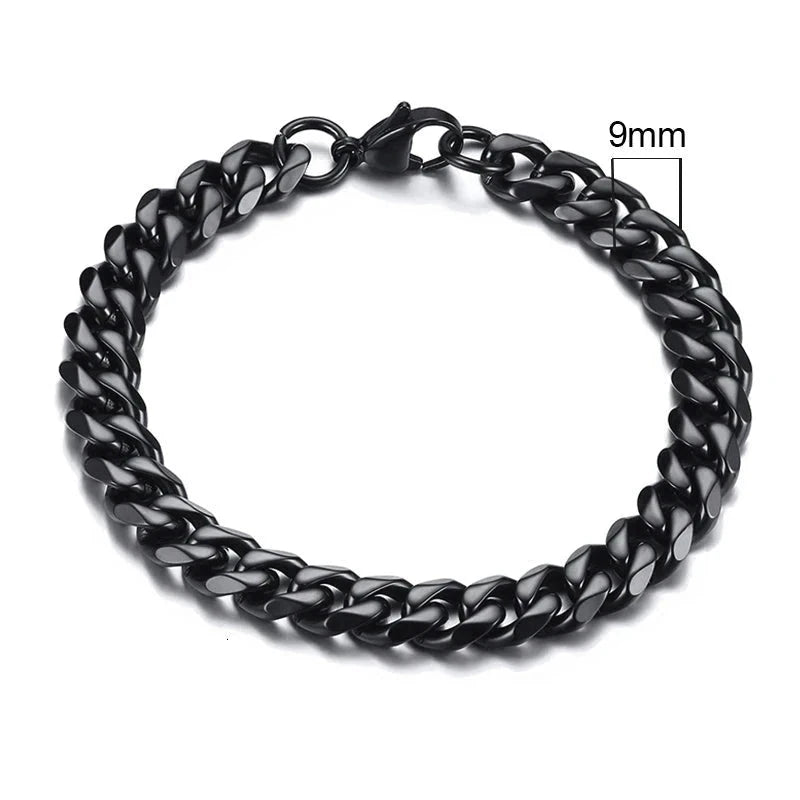 CurbX – Men’s Classic Stainless Steel Bracelet CurbX – Men’s Classic Stainless Steel Bracelet Blue Wolf Store