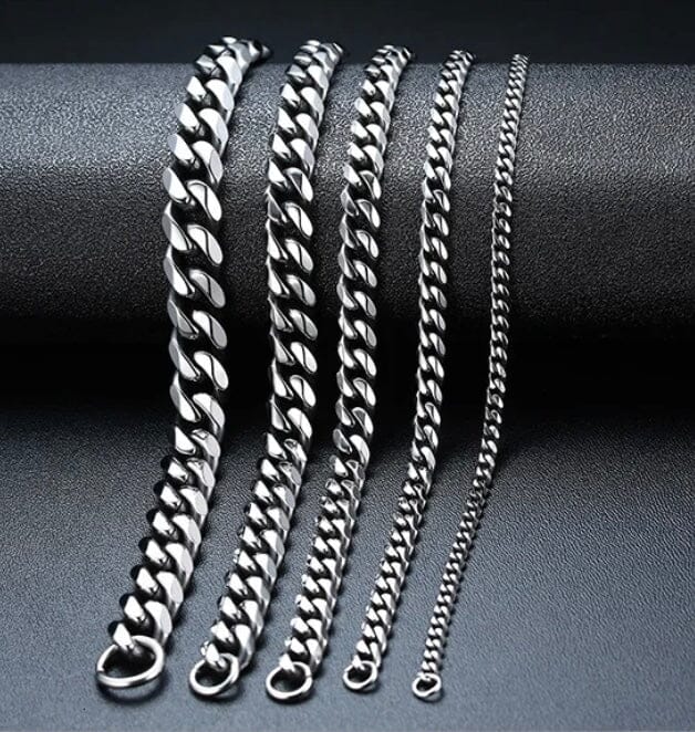 CurbX – Men’s Classic Stainless Steel Bracelet CurbX – Men’s Classic Stainless Steel Bracelet Blue Wolf Store