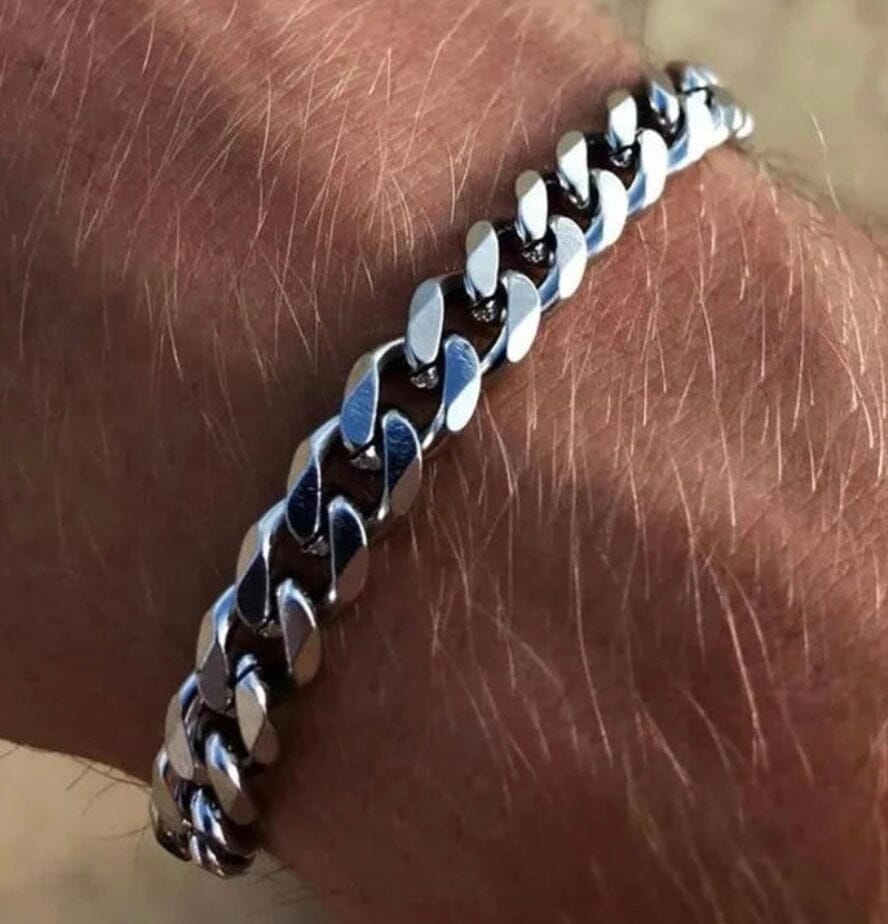 CurbX – Men’s Classic Stainless Steel Bracelet CurbX – Men’s Classic Stainless Steel Bracelet Blue Wolf Store