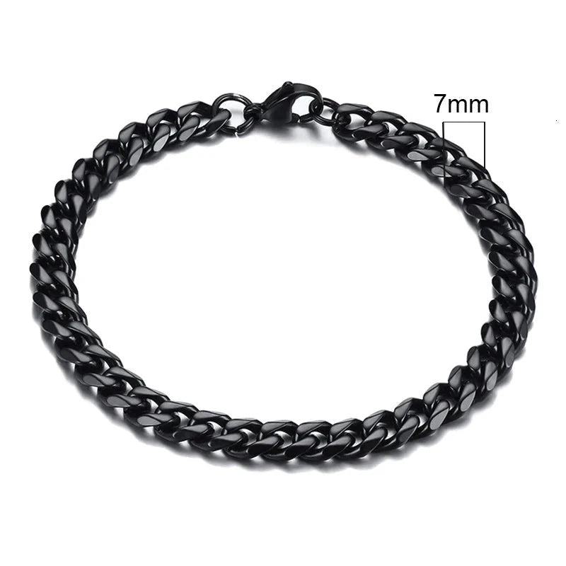 CurbX – Men’s Classic Stainless Steel Bracelet CurbX – Men’s Classic Stainless Steel Bracelet Blue Wolf Store