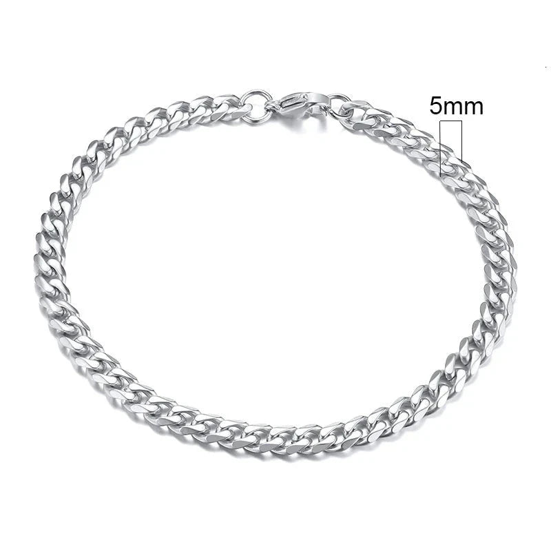 CurbX – Men’s Classic Stainless Steel Bracelet CurbX – Men’s Classic Stainless Steel Bracelet Blue Wolf Store