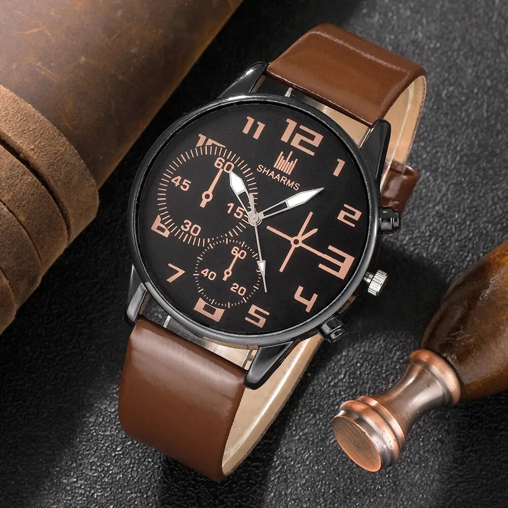 Dante Men's Leather Sports Watch Dante Men's Leather Sports Watch Blue Wolf Store