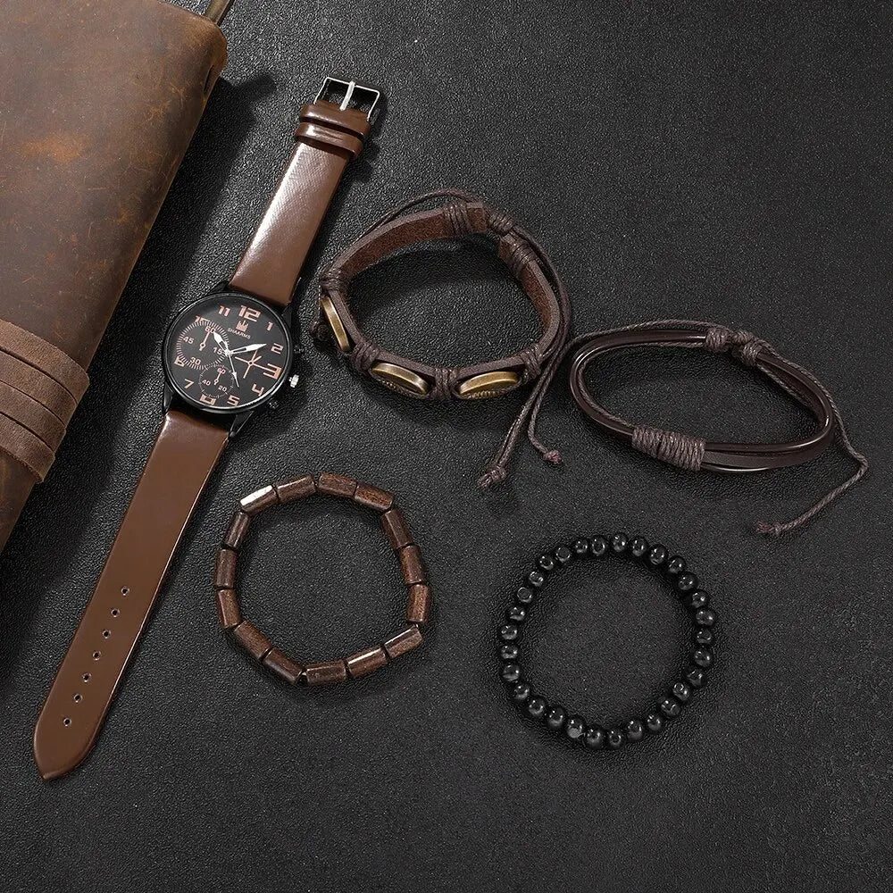 Dante Men's Leather Sports Watch Dante Men's Leather Sports Watch Blue Wolf Store