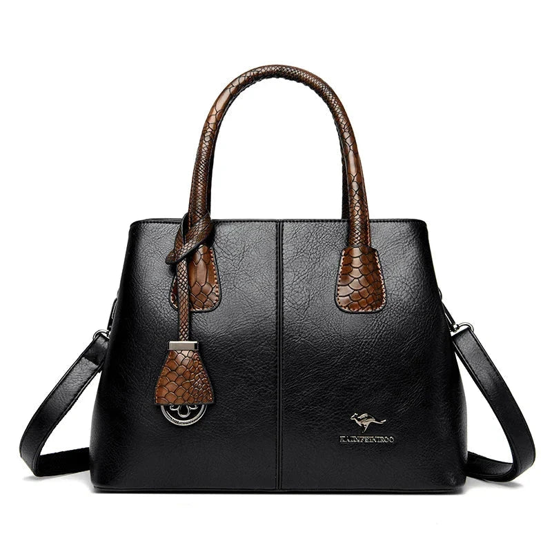 Donnatela Women's Leather Bag Donnatela Women's Leather Bag Blue Wolf Store