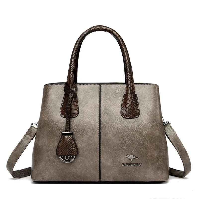 Donnatela Women's Leather Bag Donnatela Women's Leather Bag Blue Wolf Store