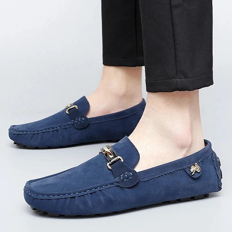 Elegant Moccasin Shoes Veneto Elegant Moccasin Shoes Veneto Blue Wolf Store