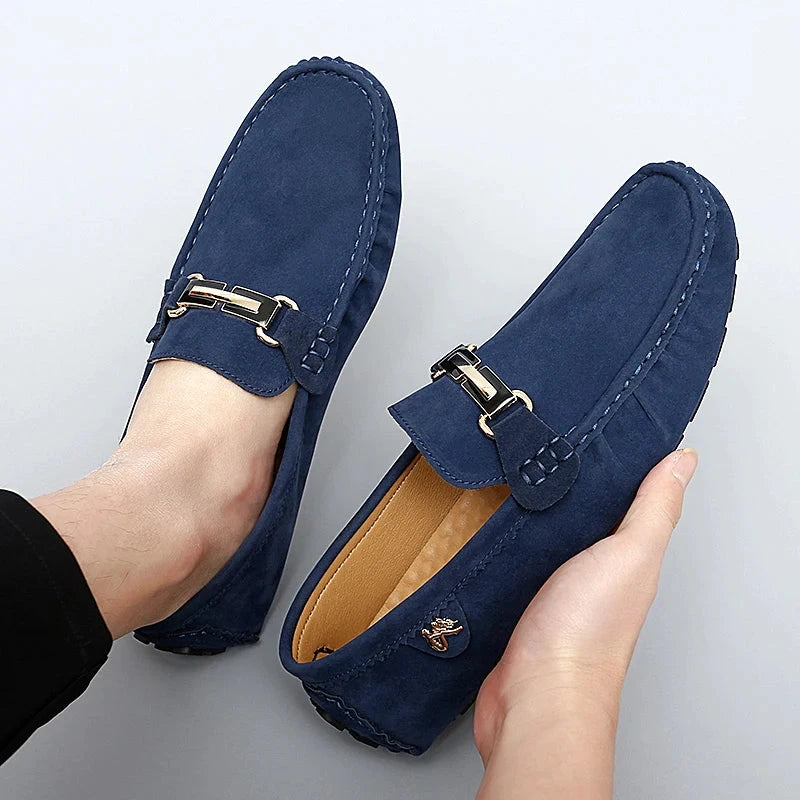 Elegant Moccasin Shoes Veneto Elegant Moccasin Shoes Veneto Blue Wolf Store