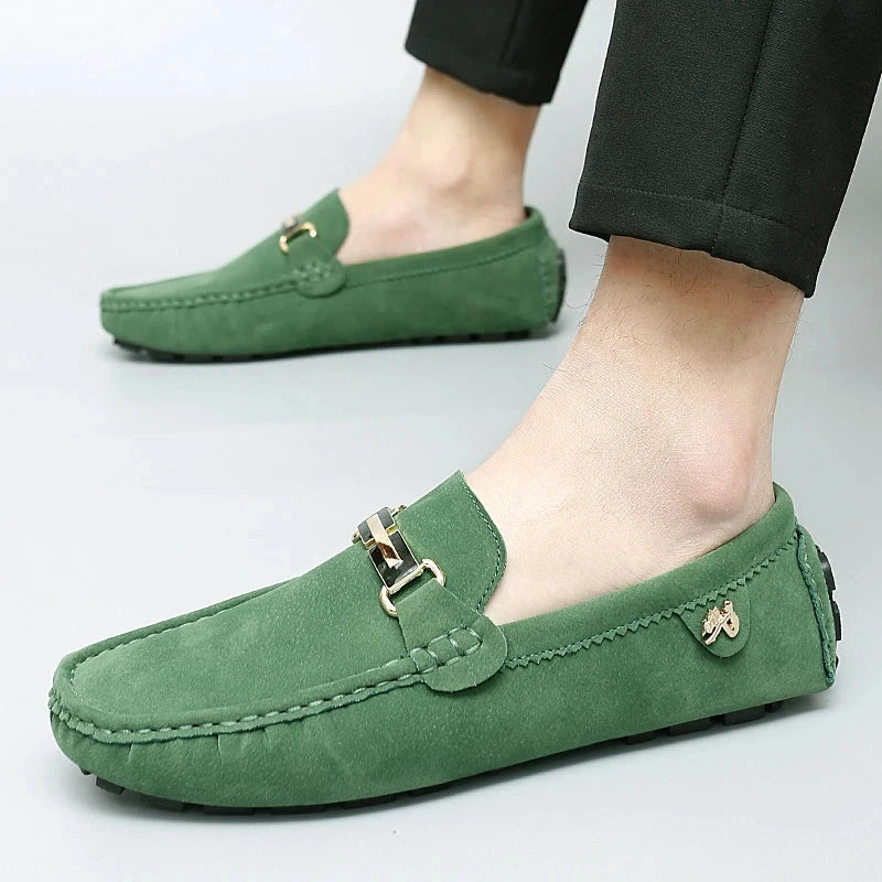 Elegant Moccasin Shoes Veneto Elegant Moccasin Shoes Veneto Blue Wolf Store Green 39 EU / 7 US / 6 UK-AU