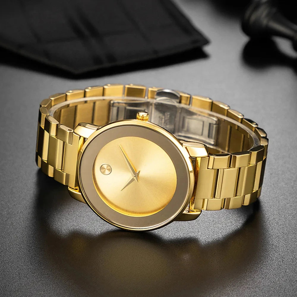 Elegant Watch – Aurelian Elite Elegant Men’s Watch - Aurelian Elite Blue Wolf Store Gold
