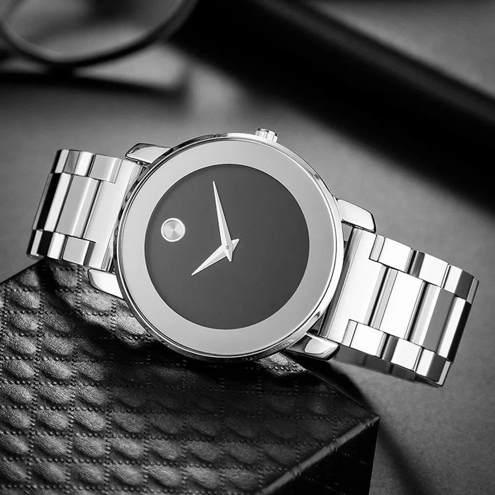Elegant Watch – Aurelian Elite Elegant Men’s Watch - Aurelian Elite Blue Wolf Store Silver