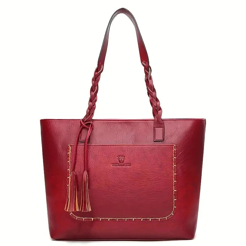 Elegant Women's Leather Bag Amélie Elegant Women's Leather Bag Amélie Blue Wolf Store
