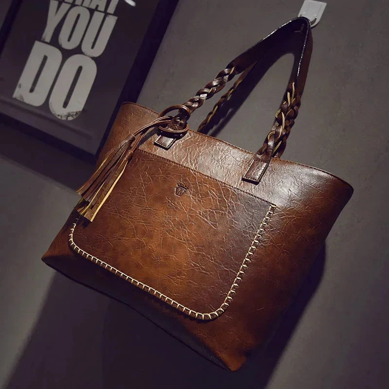 Elegant Women's Leather Bag Amélie Elegant Women's Leather Bag Amélie Blue Wolf Store