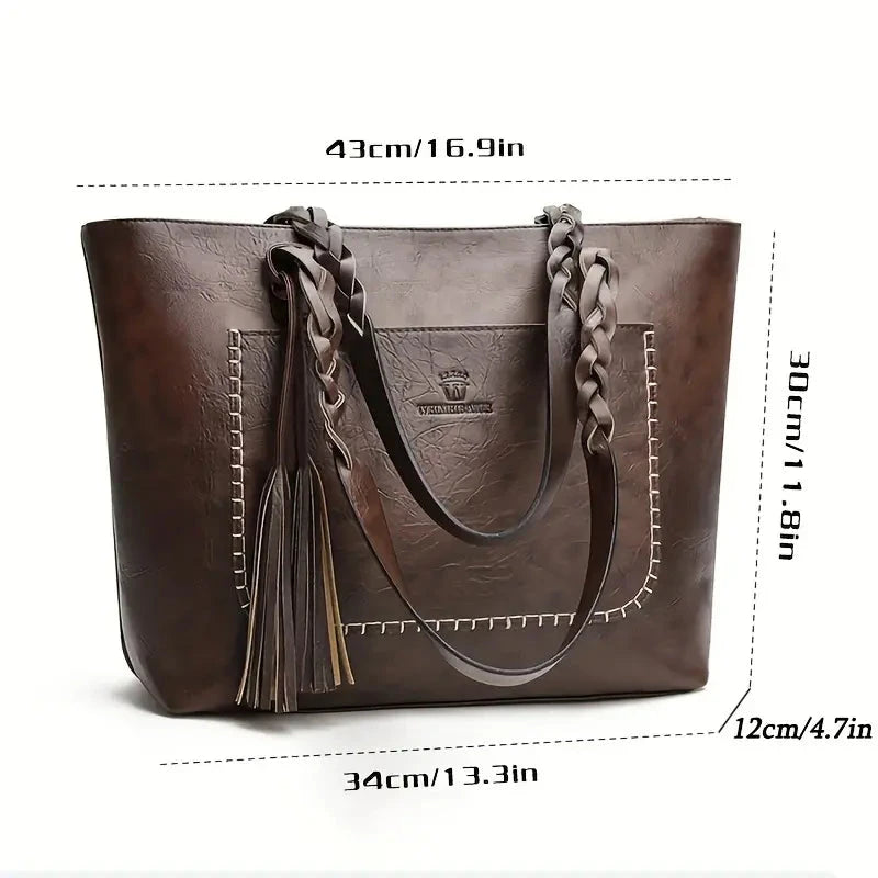 Elegant Women's Leather Bag Amélie Elegant Women's Leather Bag Amélie Blue Wolf Store