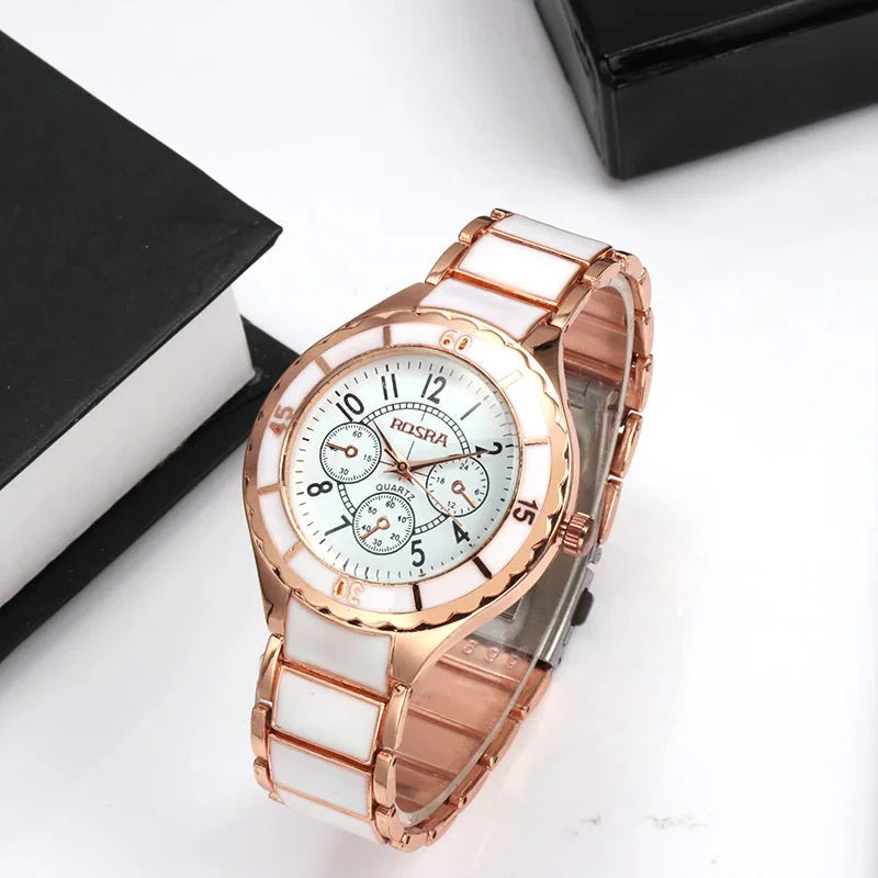 Elegant Women's Watch – Rose Aveline Elegant Women's Watch – Rose Aveline Blue Wolf Store