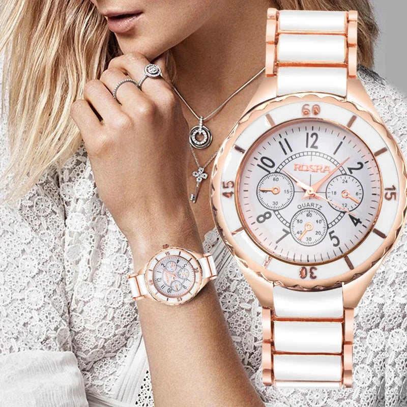 Elegant Women's Watch – Rose Aveline Elegant Women's Watch – Rose Aveline Blue Wolf Store Rose Gold