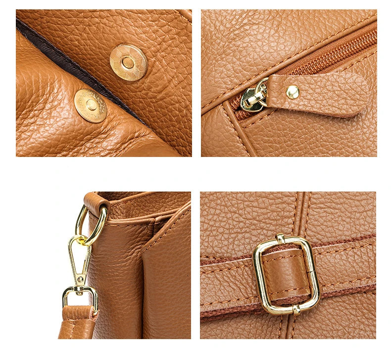Eloise Royale Women's Leather Bag Blue Wolf Store