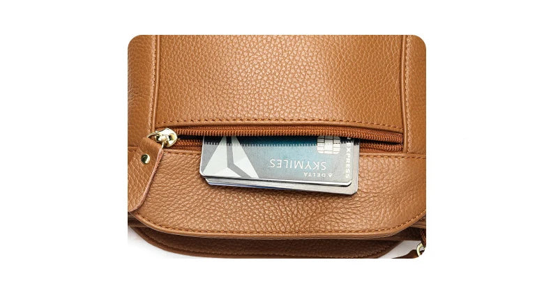 Eloise Royale Women's Leather Bag Blue Wolf Store