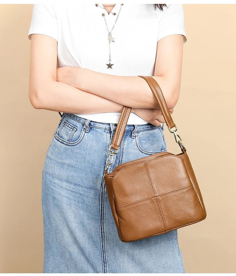 Eloise Royale Women's Leather Bag Blue Wolf Store