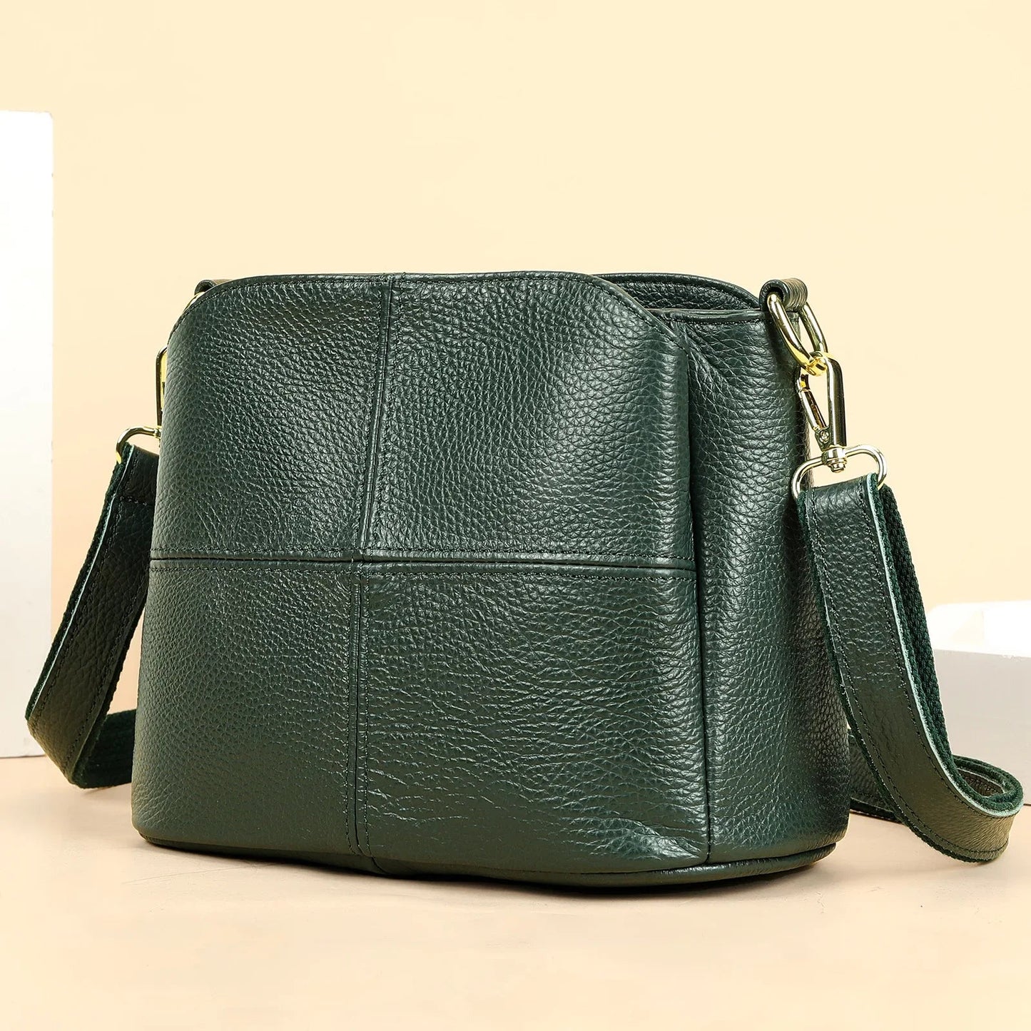 Eloise Royale Women's Leather Bag Blue Wolf Store green