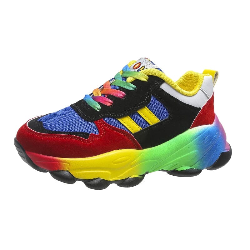 Ergonomic Rainbow Sneakers Ergonomic Rainbow Sneakers Blue Wolf Store