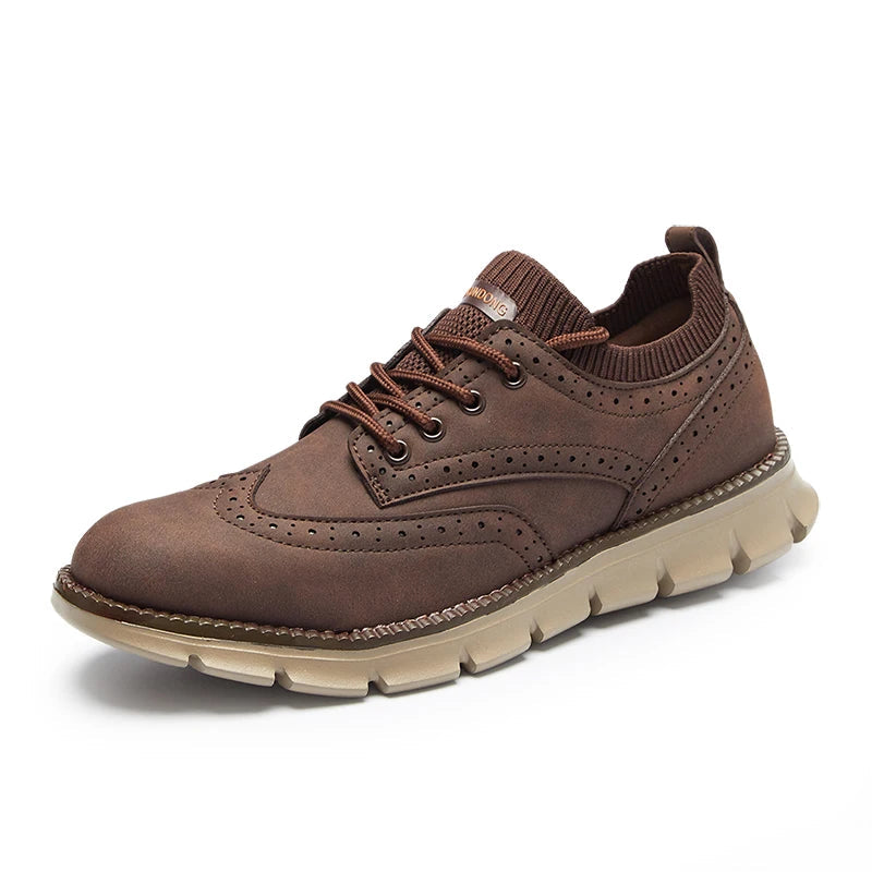 Everett Ultra Comfortable Leather Men's Sneakers Everett Ultra Comfortable Leather Men's Sneakers Blue Wolf Store