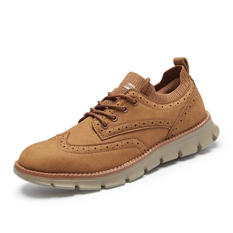 Everett Ultra Comfortable Leather Men's Sneakers Everett Ultra Comfortable Leather Men's Sneakers Blue Wolf Store