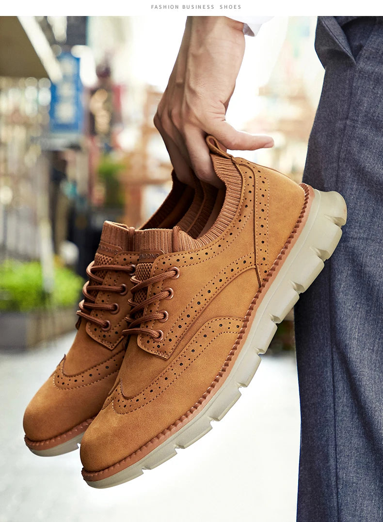 Everett Ultra Comfortable Leather Men's Sneakers Everett Ultra Comfortable Leather Men's Sneakers Blue Wolf Store