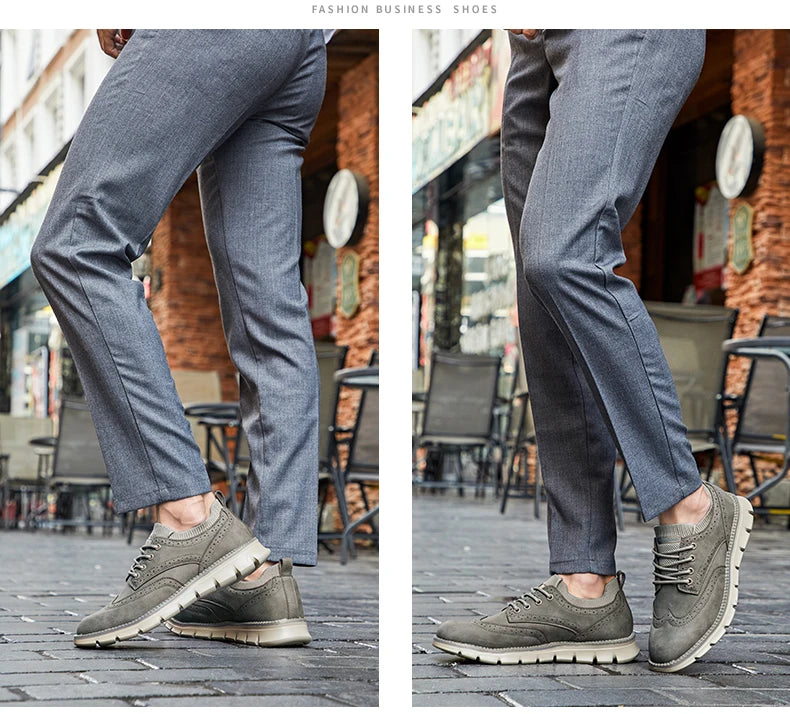 Everett Ultra Comfortable Leather Men's Sneakers Everett Ultra Comfortable Leather Men's Sneakers Blue Wolf Store