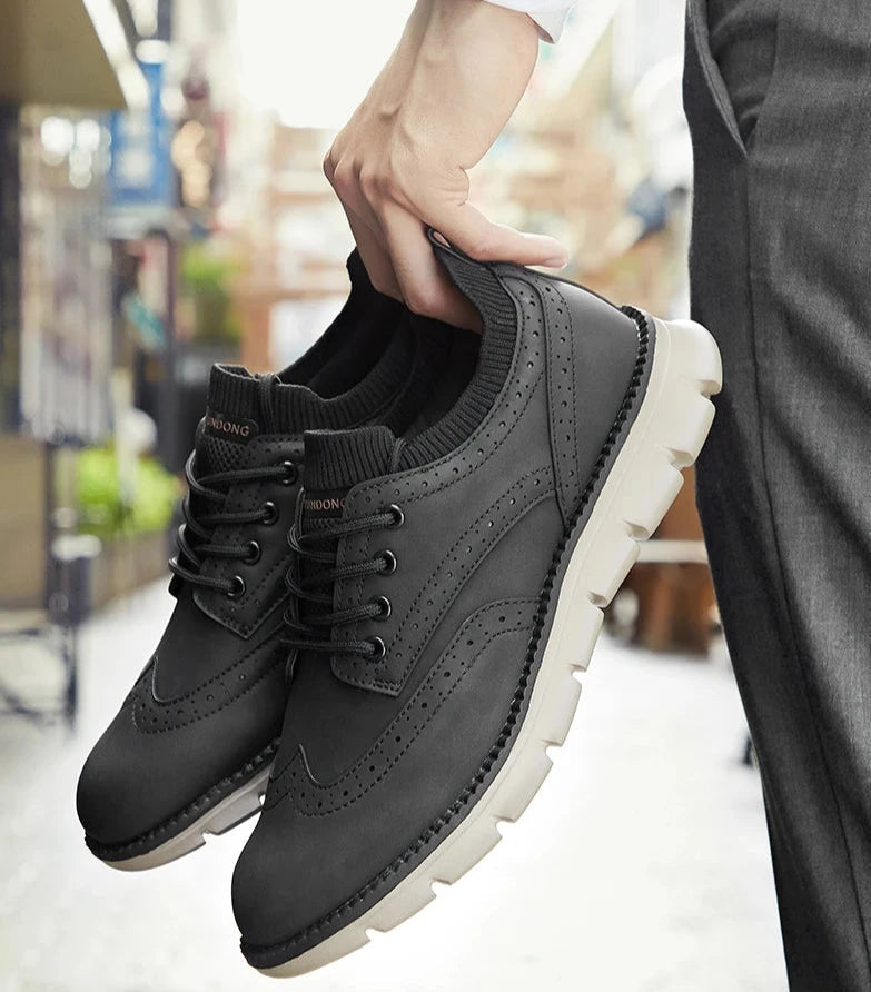 Everett Ultra Comfortable Leather Men's Sneakers Everett Ultra Comfortable Leather Men's Sneakers Blue Wolf Store