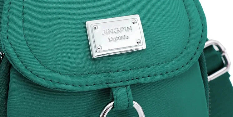 Fashion 3 Layers Women Small Handbag High Quality Durable Fabric Female Shoulder Bag Prettry Style Girls Lovely Mini Bag Blue Wolf Store