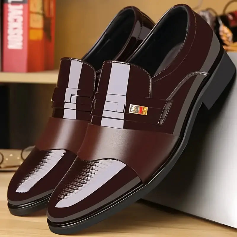Forge Casual Leather Men's Shoes Forge Casual Leather Men's Shoes Blue Wolf Store Brown US 6.5 / UK/AU 5.5 / EU 38