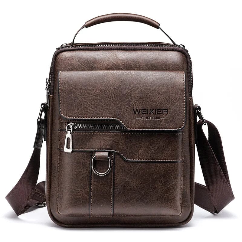 Forgeweix Men's Leather Crossbody Bag Forgeweix Men's Leather Crossbody Bag Blue Wolf Store