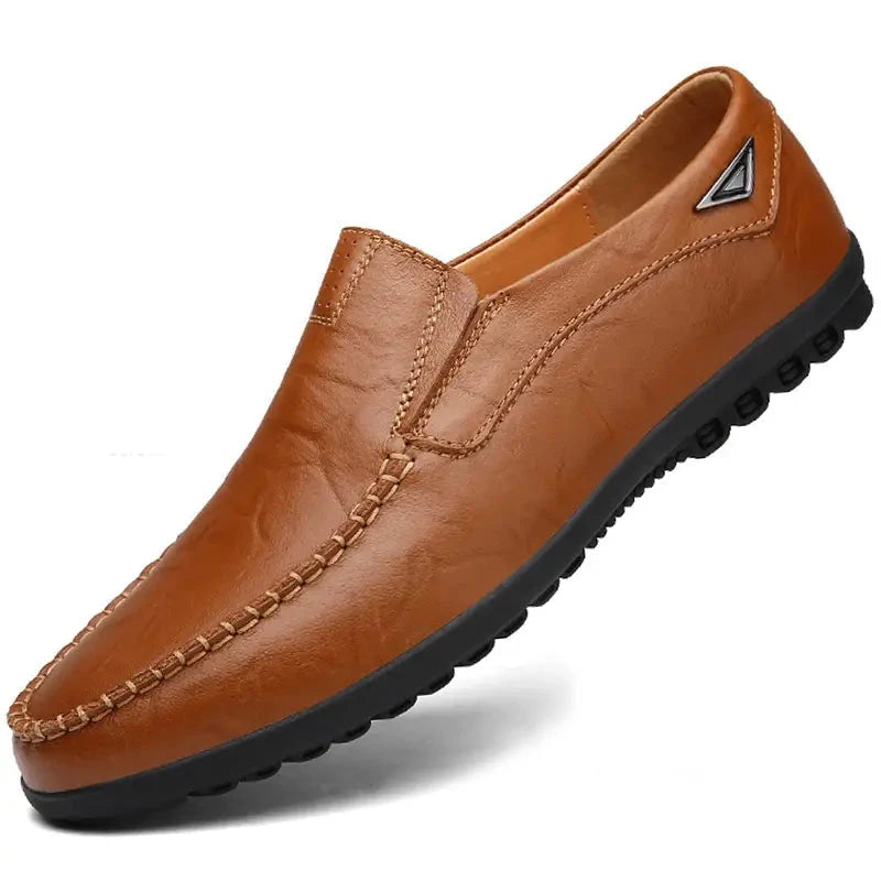 FoxConfort Men's Leather Shoes FoxConfort Men's Leather Shoes Blue Wolf Store Light Brown US 6.5 / UK/AU 5.5