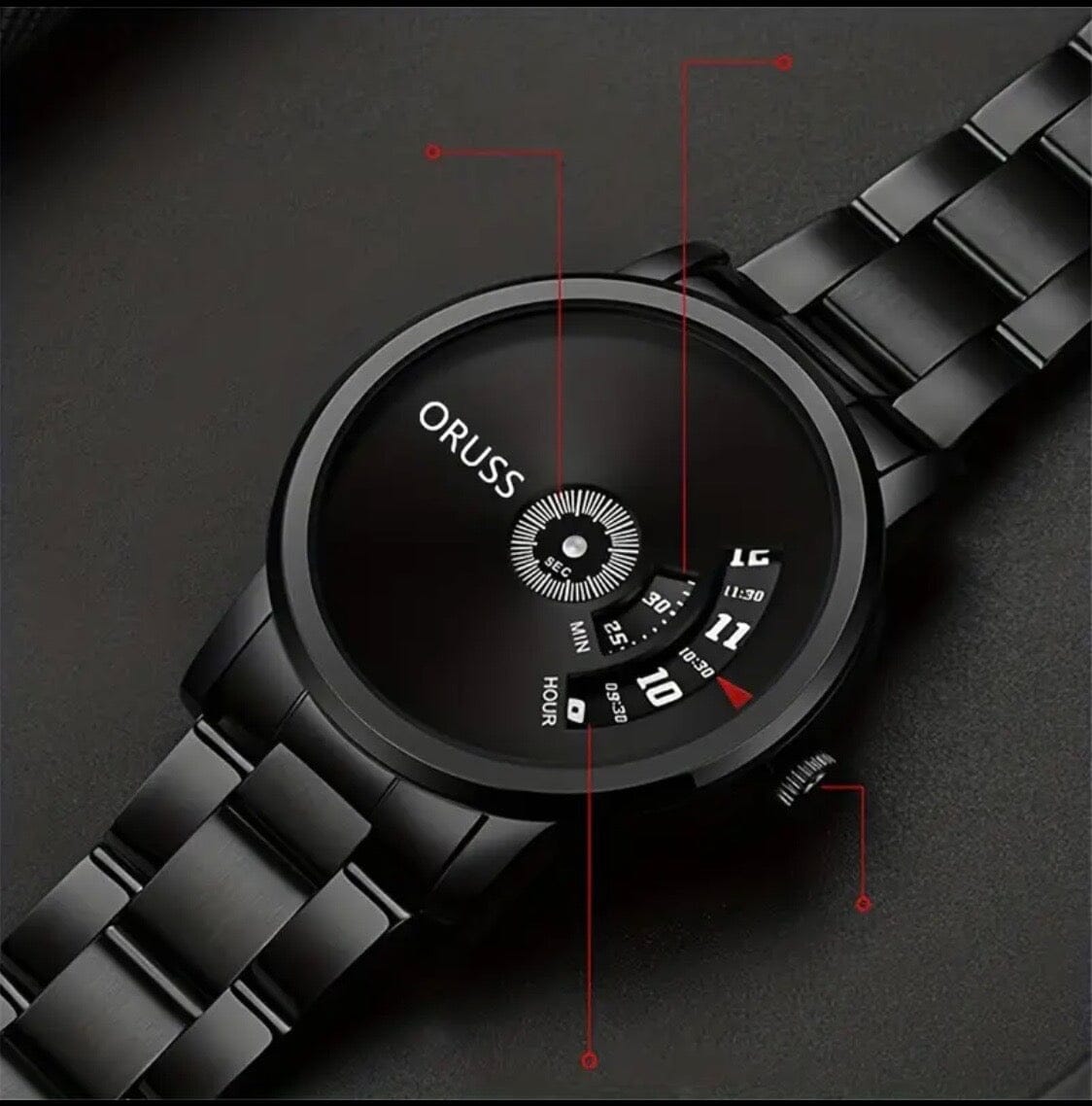 Futuristic Men's Watch ChronoVibe Futuristic Men's Watch ChronoVibe Blue Wolf Store