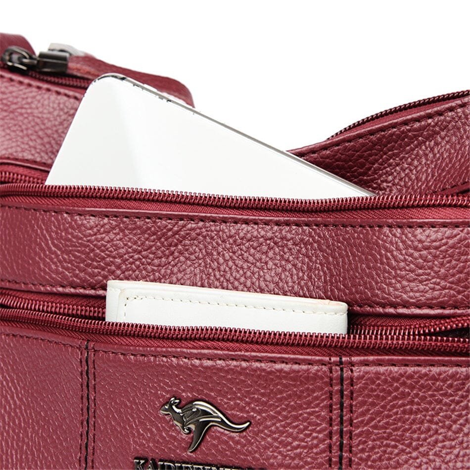Genuine Brand Leather Sac Luxury Handbags Purse Women Bags Designer Shoulder Crossbody Messenger Bags Female 2021 Waterproof Bag Blue Wolf Store